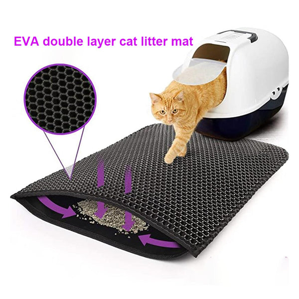 Double Layer Cat Litter  Mat