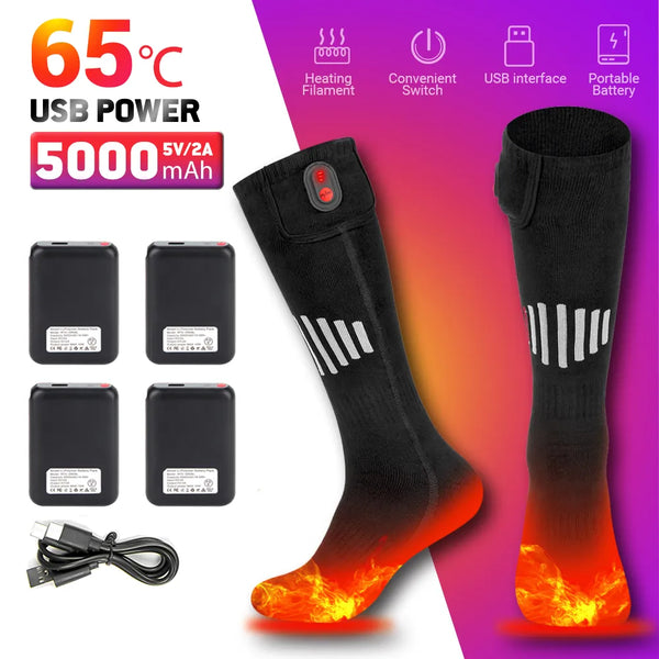 Voride™ oplaadbare verwarmde sokken 