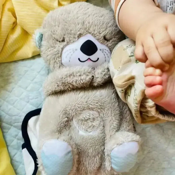 Bambola di peluche lontra rilassante per bambini